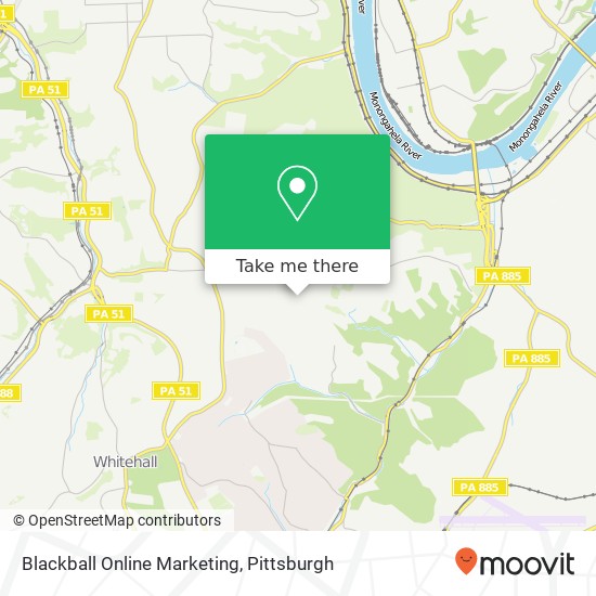 Blackball Online Marketing map