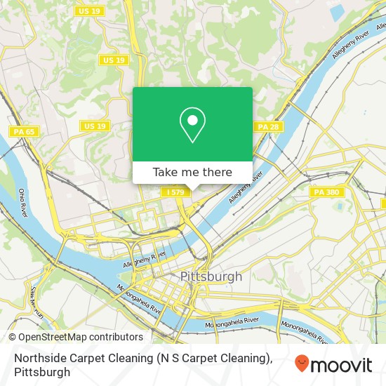 Northside Carpet Cleaning (N S Carpet Cleaning) map