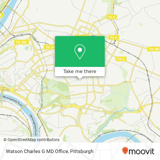 Mapa de Watson Charles G MD Office