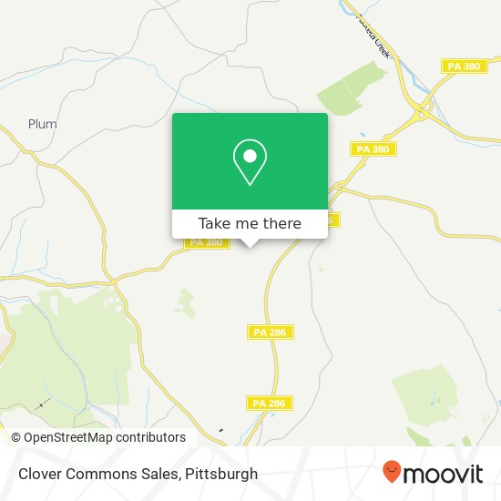 Clover Commons Sales map