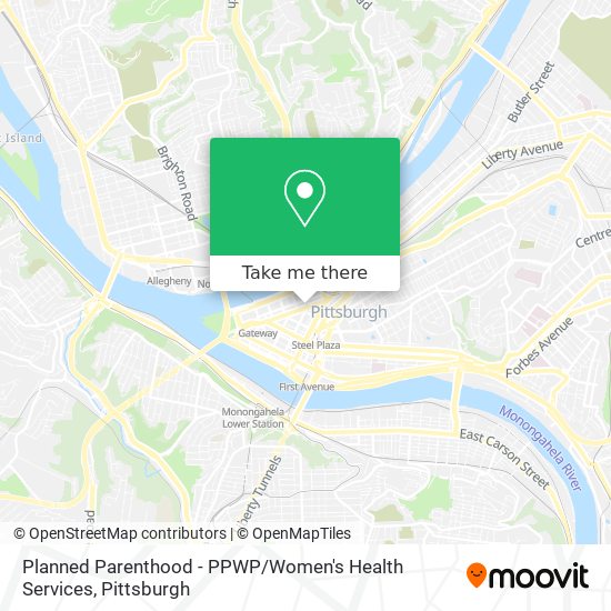 Planned Parenthood - PPWP / Women's Health Services map