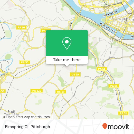 Elmspring Ct map