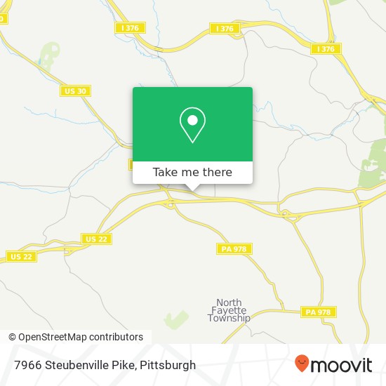 Mapa de 7966 Steubenville Pike