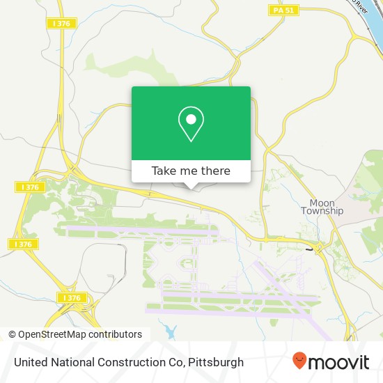 United National Construction Co map