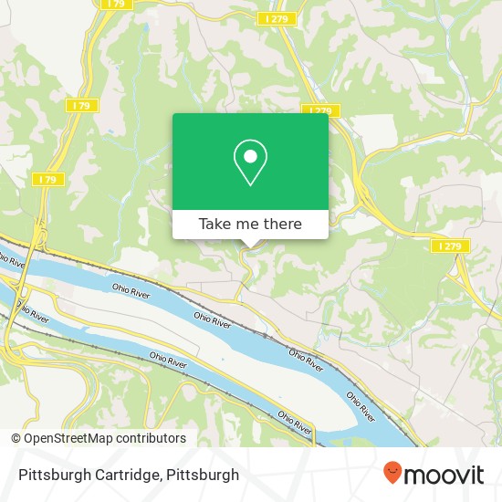 Mapa de Pittsburgh Cartridge
