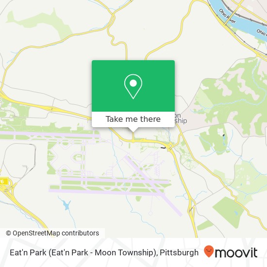Mapa de Eat'n Park (Eat'n Park - Moon Township)