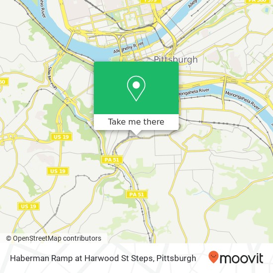 Haberman Ramp at Harwood St Steps map