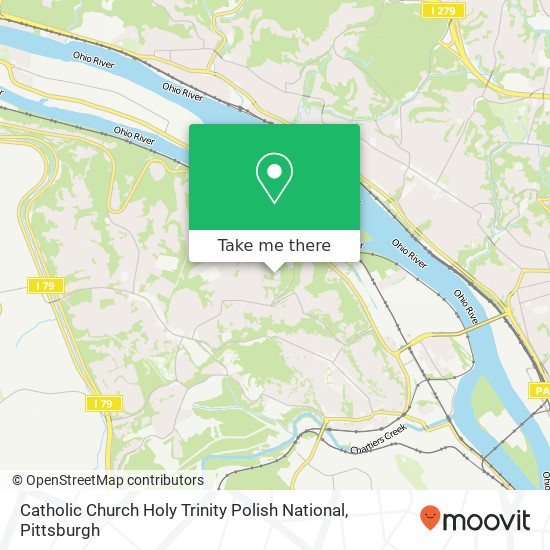 Catholic Church Holy Trinity Polish National map