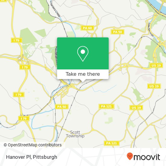 Mapa de Hanover Pl