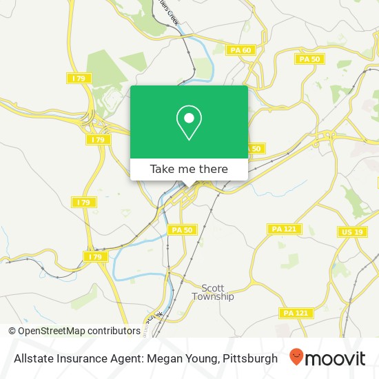 Allstate Insurance Agent: Megan Young map