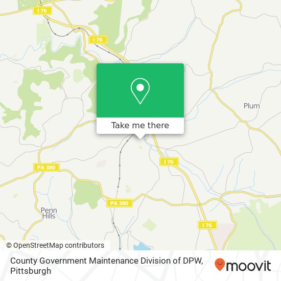 Mapa de County Government Maintenance Division of DPW