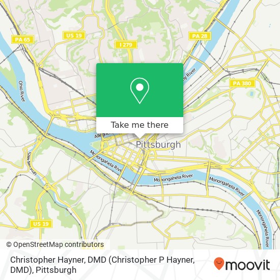 Christopher Hayner, DMD map