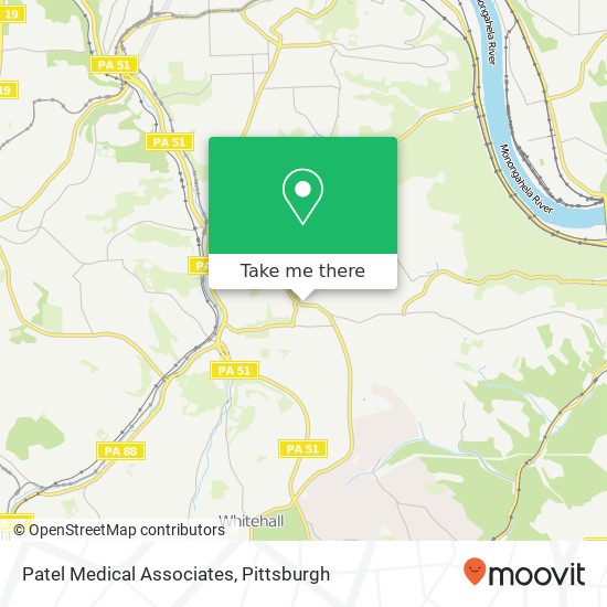 Patel Medical Associates map