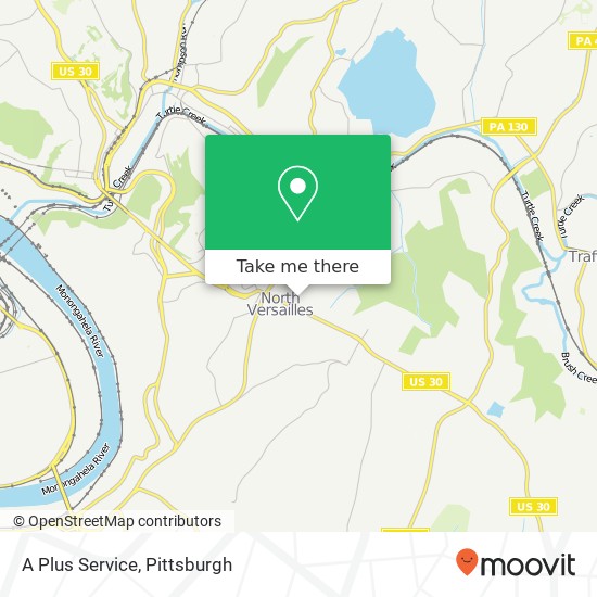 Mapa de A Plus Service