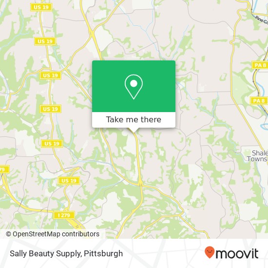 Sally Beauty Supply map