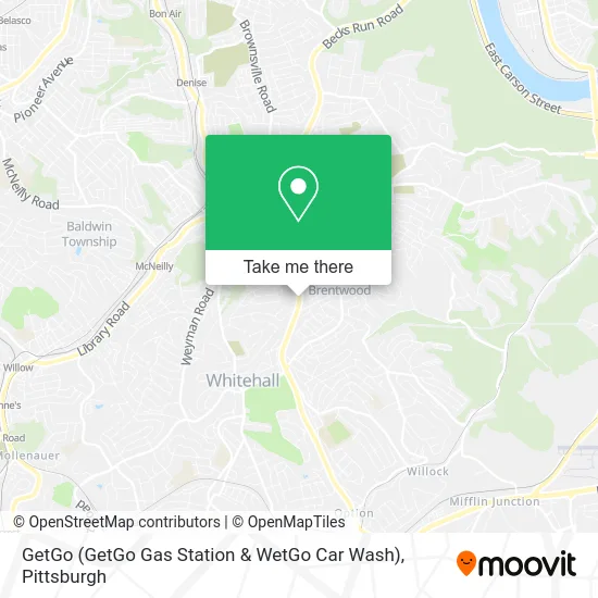 GetGo (GetGo Gas Station & WetGo Car Wash) map
