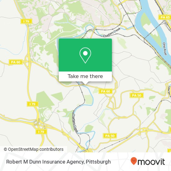 Mapa de Robert M Dunn Insurance Agency