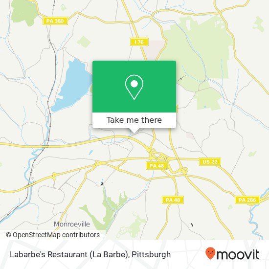 Labarbe's Restaurant (La Barbe) map