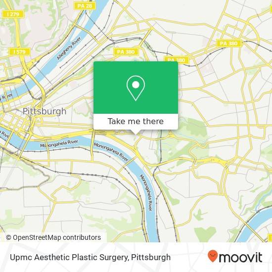 Mapa de Upmc Aesthetic Plastic Surgery