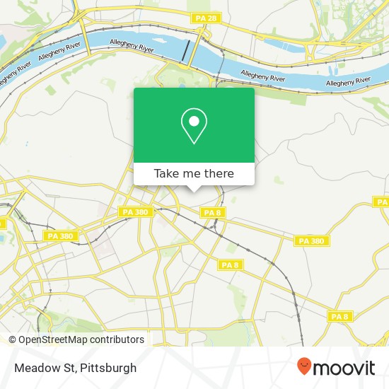 Mapa de Meadow St