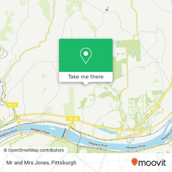 Mr and Mrs Jones map