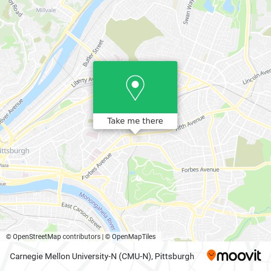 Mapa de Carnegie Mellon University-N (CMU-N)