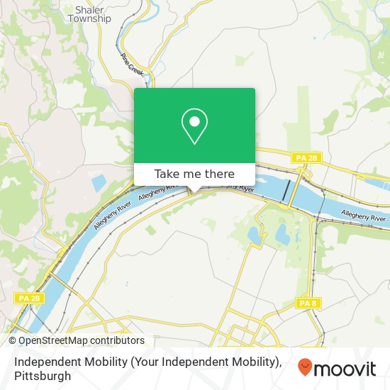 Independent Mobility (Your Independent Mobility) map