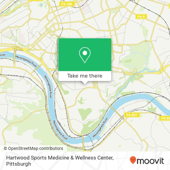 Hartwood Sports Medicine & Wellness Center map