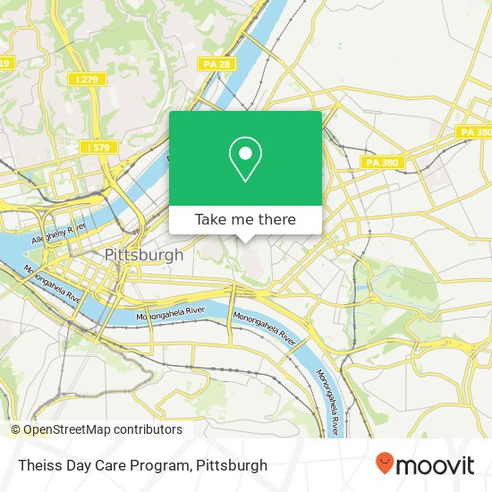 Mapa de Theiss Day Care Program