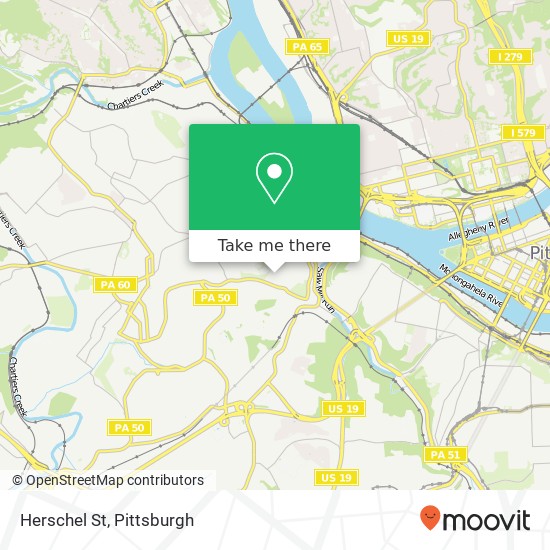 Mapa de Herschel St