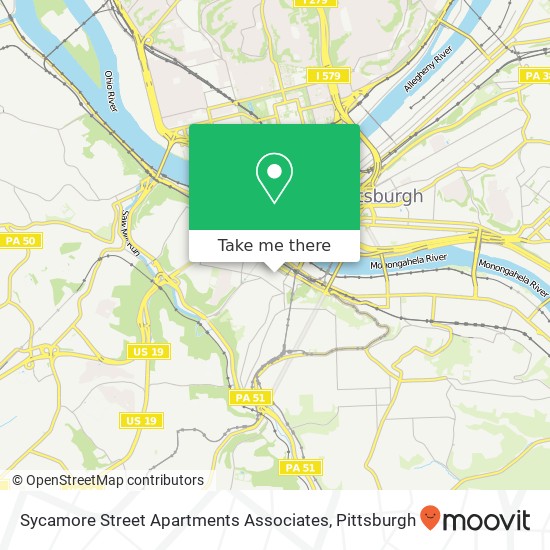 Mapa de Sycamore Street Apartments Associates