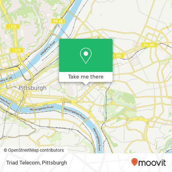 Triad Telecom map