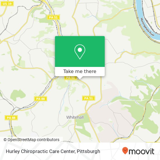 Mapa de Hurley Chiropractic Care Center