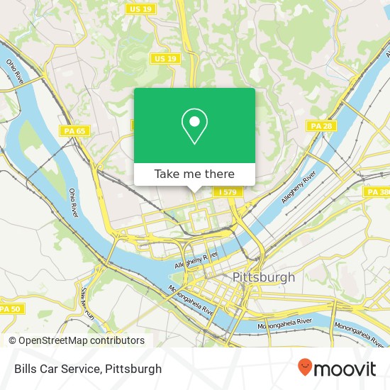 Mapa de Bills Car Service