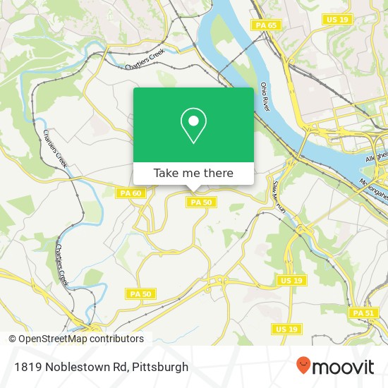 1819 Noblestown Rd map