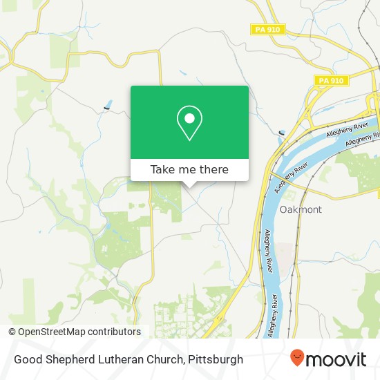 Good Shepherd Lutheran Church map