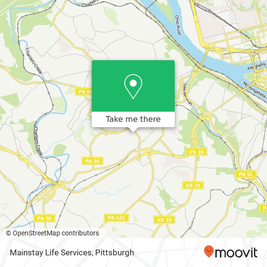 Mapa de Mainstay Life Services