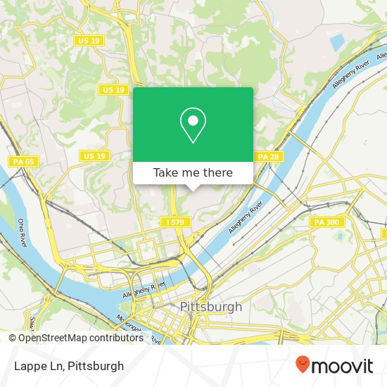 Lappe Ln map