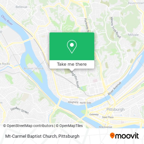 Mapa de Mt-Carmel Baptist Church