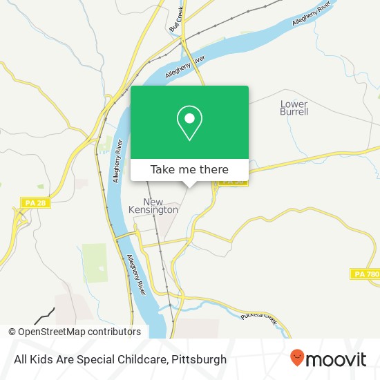 All Kids Are Special Childcare map