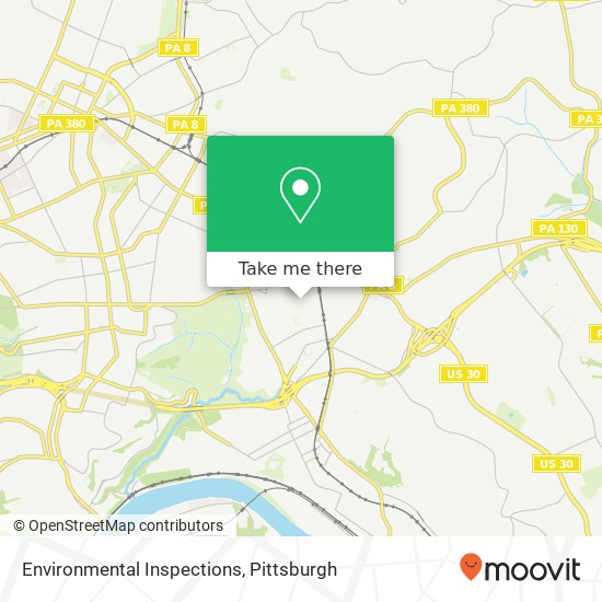 Environmental Inspections map