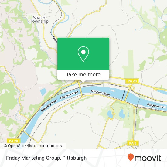 Mapa de Friday Marketing Group
