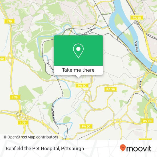 Banfield the Pet Hospital map