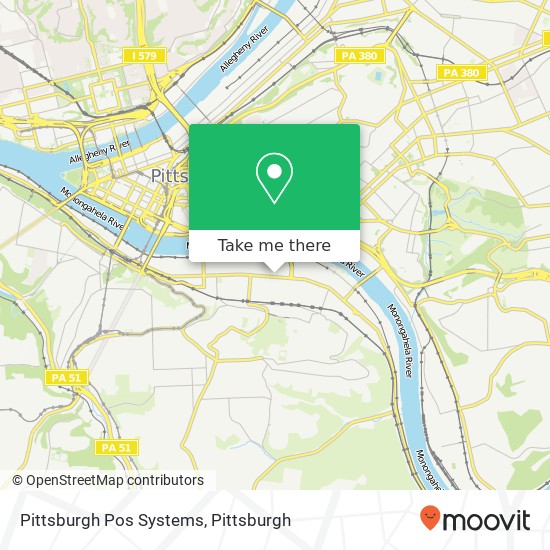 Mapa de Pittsburgh Pos Systems