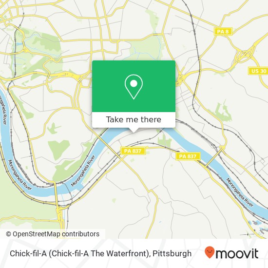 Chick-fil-A (Chick-fil-A The Waterfront) map