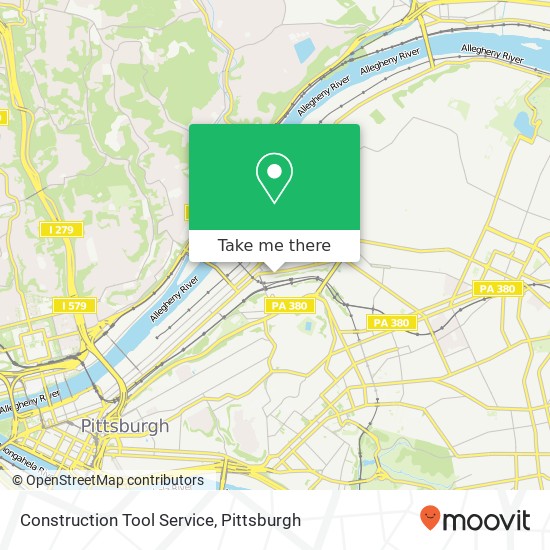 Mapa de Construction Tool Service