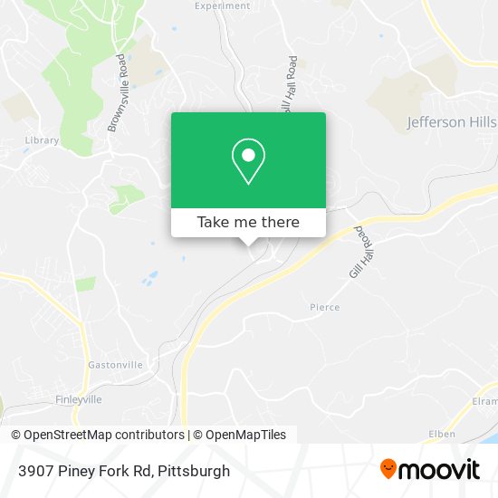 Mapa de 3907 Piney Fork Rd