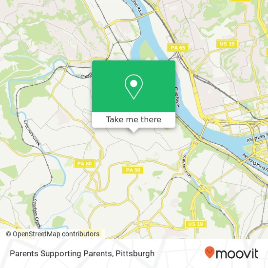 Mapa de Parents Supporting Parents