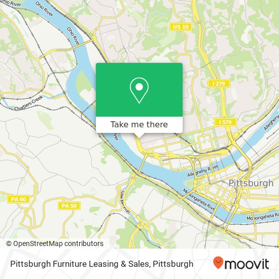 Mapa de Pittsburgh Furniture Leasing & Sales