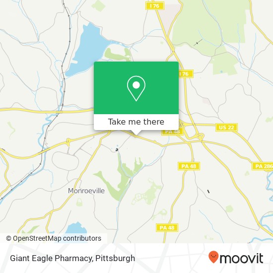 Giant Eagle Pharmacy map